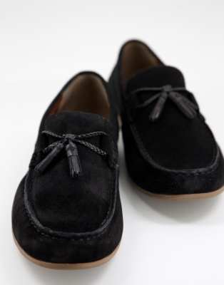 black suede shoes loafers