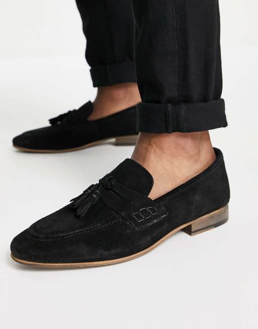 Topman suede loafers sale