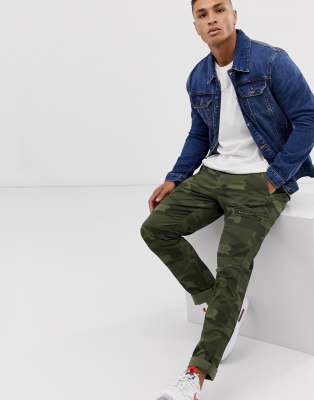 denim shirt cargo pants