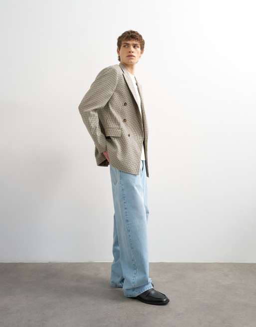 Topman - Blazer décontracté à carreaux vichy - Multicolore, 4 de 5