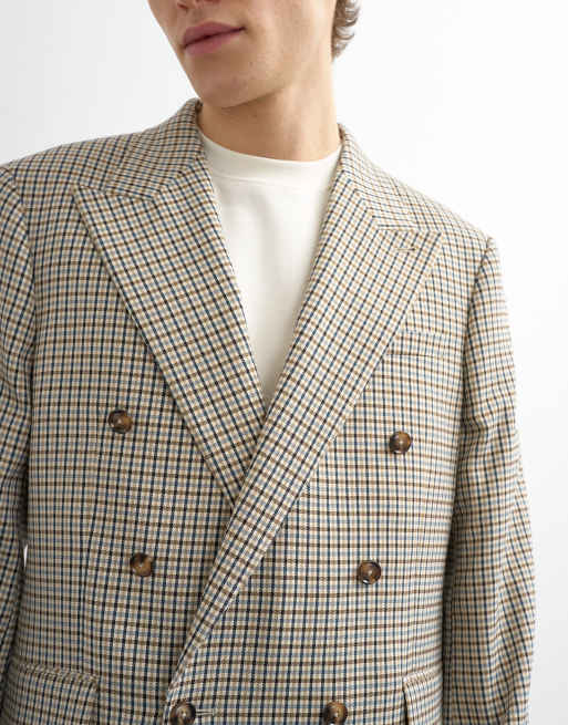 Topman - Blazer décontracté à carreaux vichy - Multicolore, 5 de 5