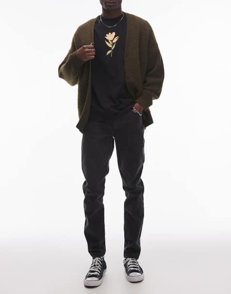 Topman – Bleksvarta skinny jeans med stretch - view 1