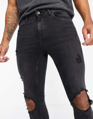 topman super spray on black jeans