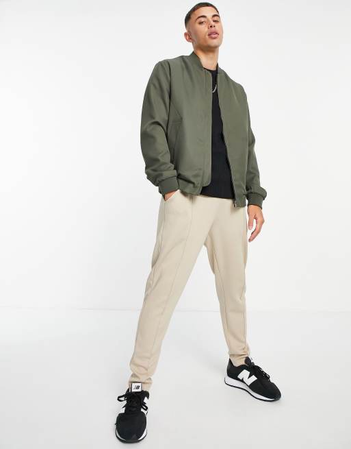 Topman khaki 2025 bomber jacket