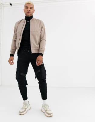 mens stone bomber jacket