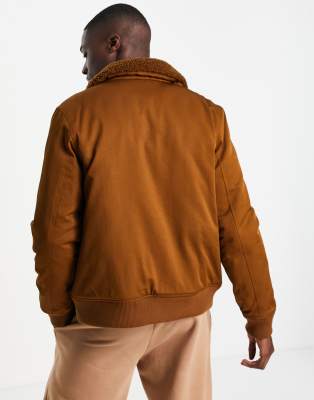 bomber jacket light brown