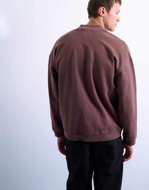 Topman - Bomber oversize - Marron délavé, 5 de 5