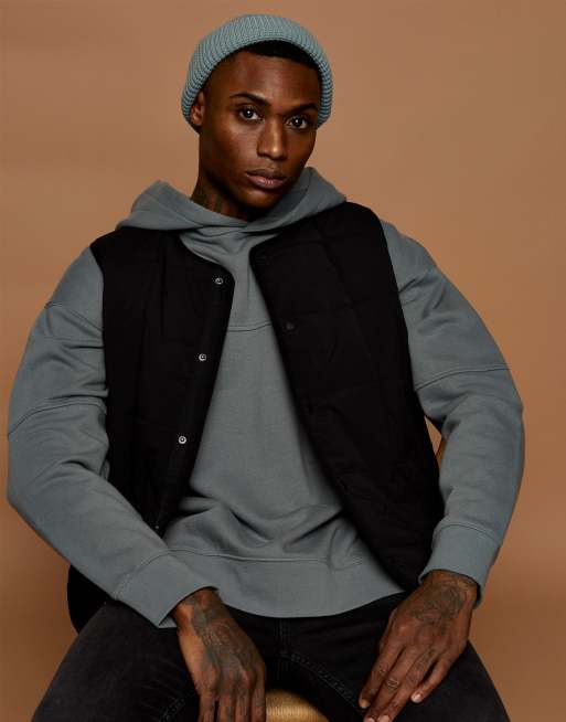 Topman - Bonnet côtelé style docker - Bleu, 3 de 3