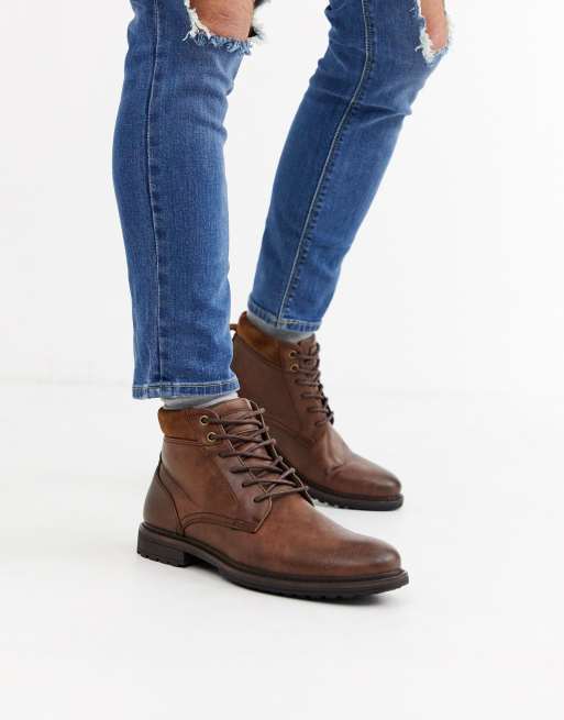 Topman boots in brown | ASOS