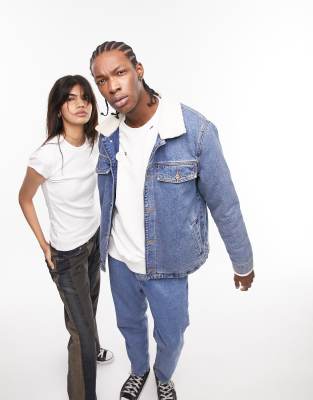 Topman Denim Outerwear In Blue