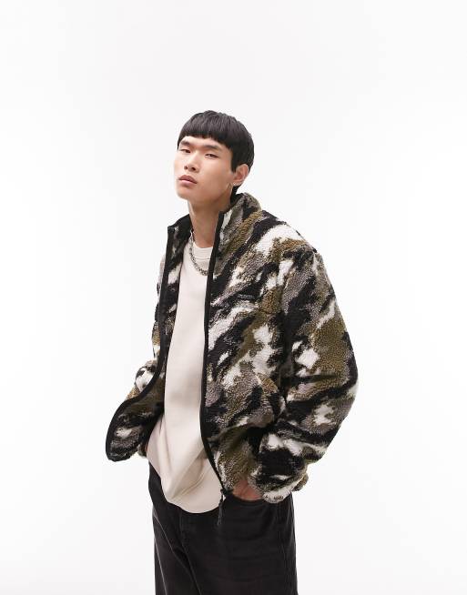 Camouflage hot sale print jacket