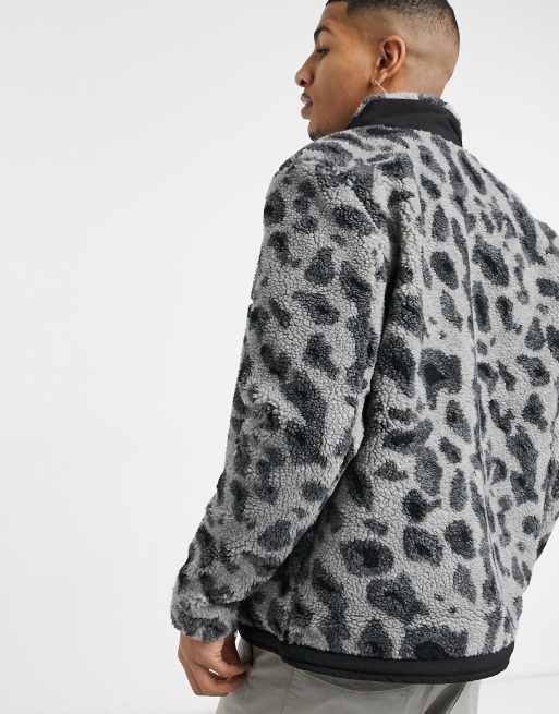 Grey animal shop print jacket