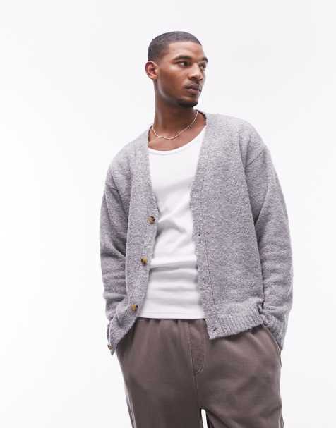 Open hot sale cardigan mens