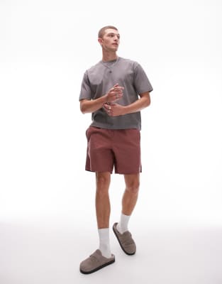Topman Boxy Fit Waffle Knit T-shirt