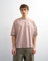 Topman boxy fit t-shirt in washed pink