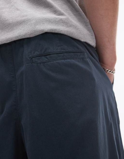 Topman - Broek met wijde pijpen in middenblauw, 4 van 5