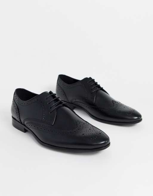 topman black brogues