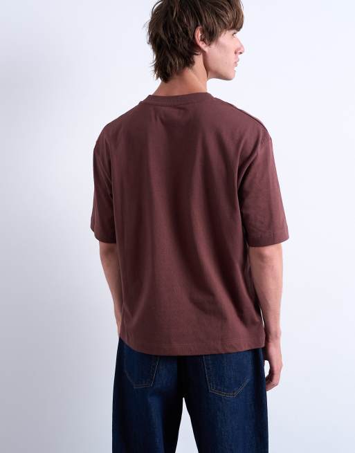 Topman – Brun, kort t-shirt, 5 av 5