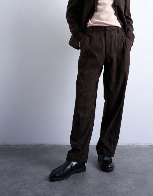 Topman – Brunrandig, avslappnad kavaj, 4 av 5
