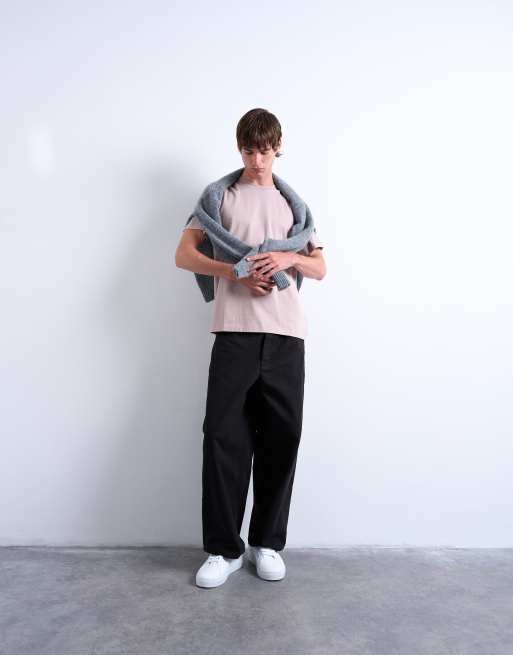 Topman – Brunrosa t-shirt med klassisk passform, 2 av 5