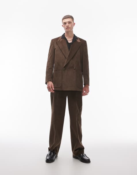 Topman - Brunt sæt i fløjl - view 1