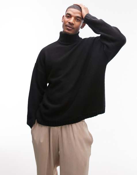 Men hotsell mock turtleneck