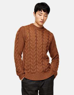 topman cable knit jumper