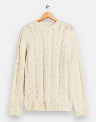 topman cable knit jumper