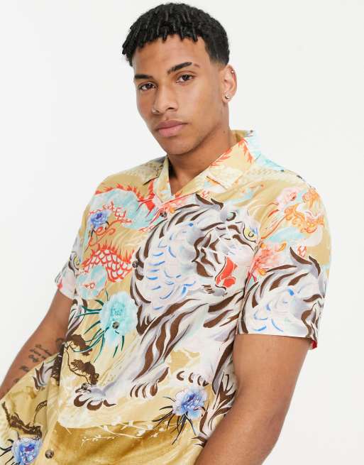 Camicia con tigri hotsell