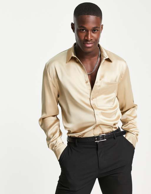 Camicia color oro online