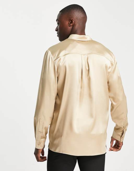 Camicia color oro new arrivals