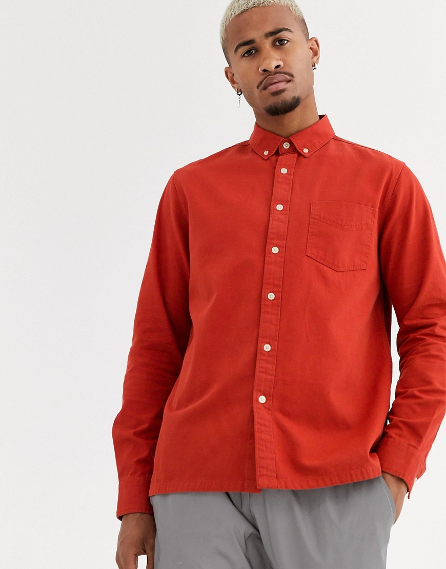 Topman - Camicia rossa-Giallo