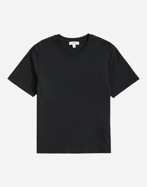 Topman - camiseta cropped de corte clásico en negro, 6 de 7