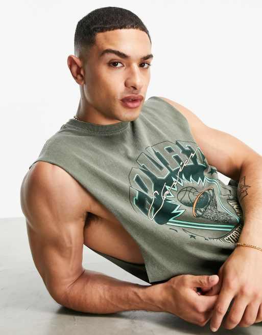 Topman - Canotta oversize con stampa 