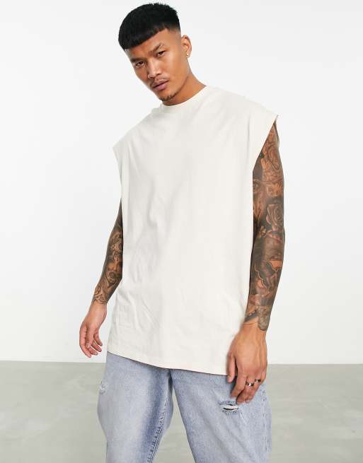 Topman - Canotta super oversize color zabaione