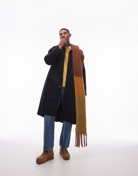Topman – Car Coat in Marineblau - view 1