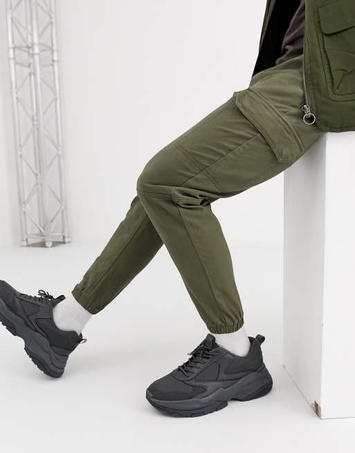 Topman cargo pants in khaki | ASOS