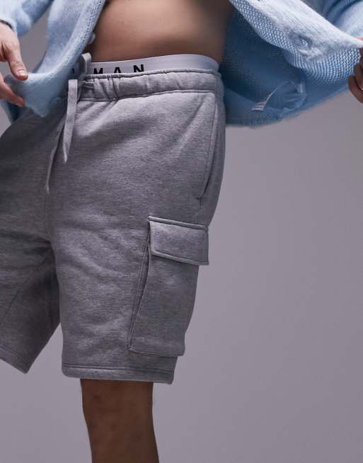 Gray clearance sweatpants shorts