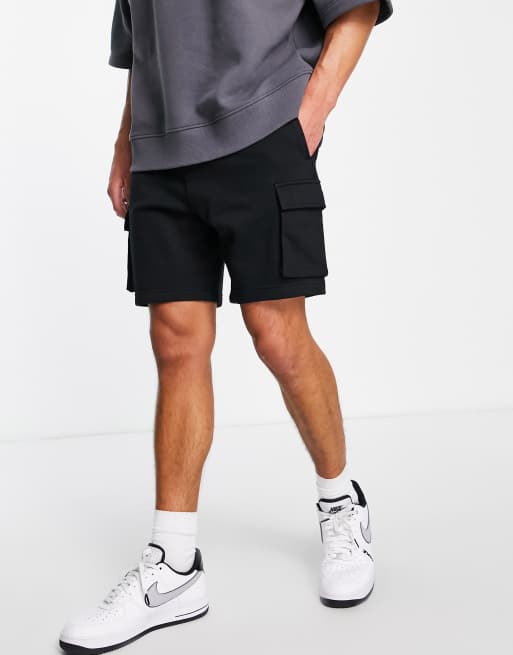 Topman – Cargoshorts in Schwarz 