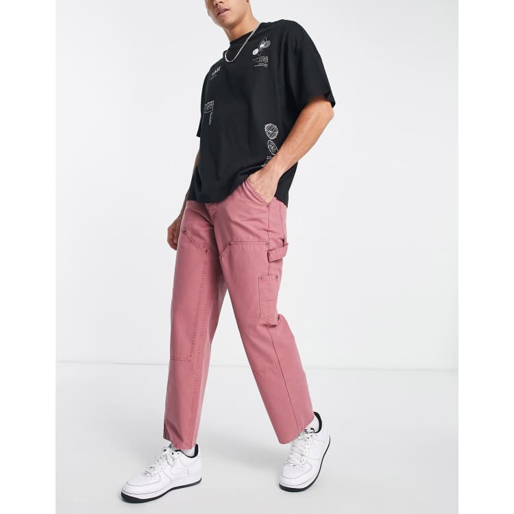 Pink hot sale carpenter pants