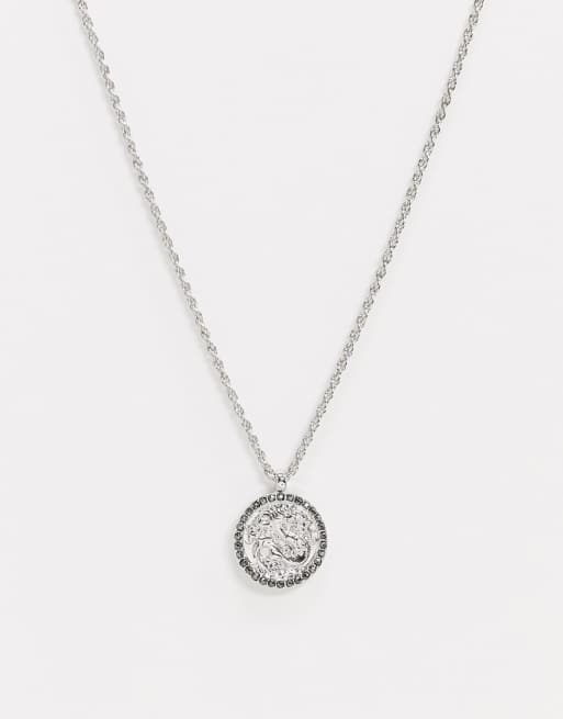 Topman - Catenina con ciondolo argento