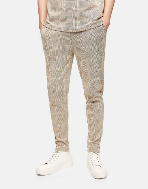 Topman check top and trackies set in stone | ASOS