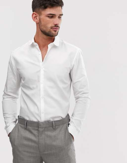 Chemise Garçon SIRRI Mélange Coton - Col Classique Manches Longues Taille 1-16 Ans