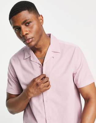Chemise Topman Col Simulé Manches Courtes – Noir – Taille S – Neuf Avec étiquettes