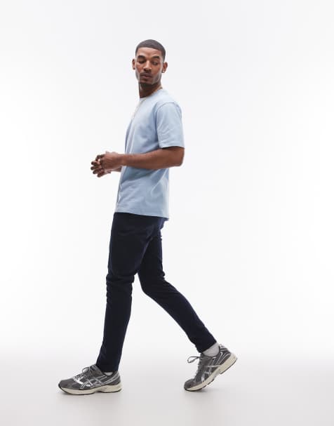 Topman - Chino skinny blu navy - view 1