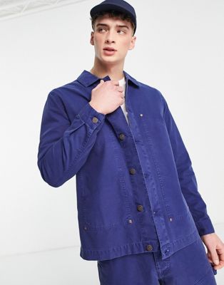 Topman chore jacket in blue - part of a set