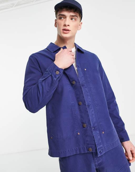 Topman chore jacket in blue part of a set ASOS