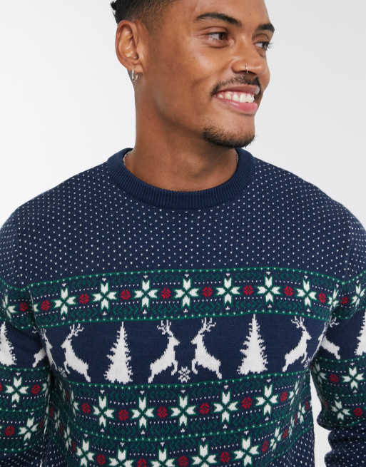 Navy blue 2025 christmas jumper