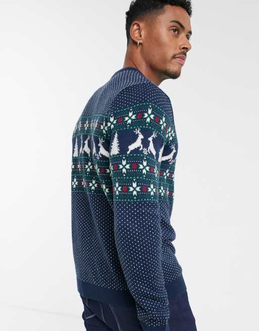 Mens christmas deals jumper topman