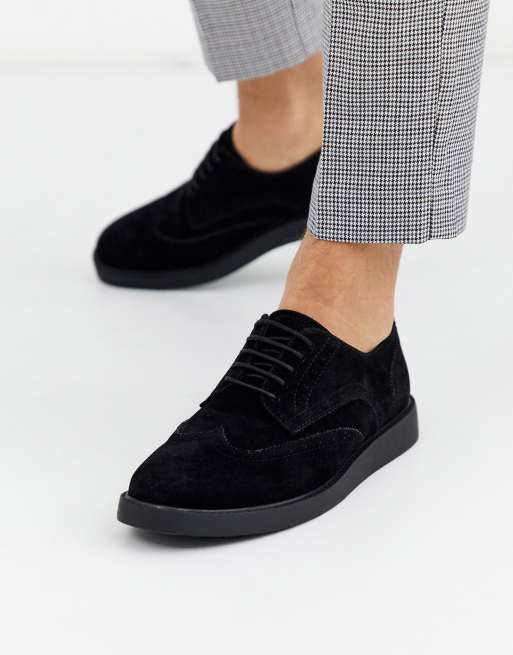 topman black brogues